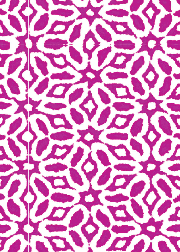 Pink and white patterned design