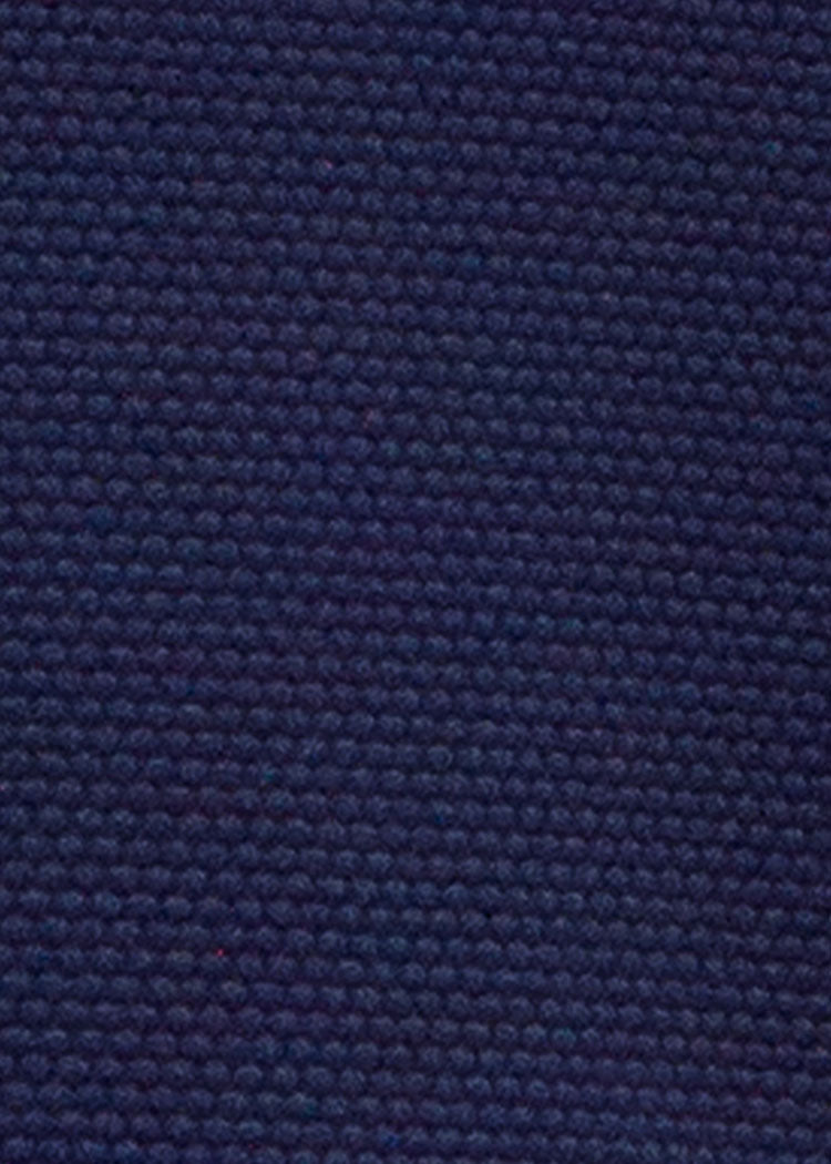 Navy blue fabric texture swatch