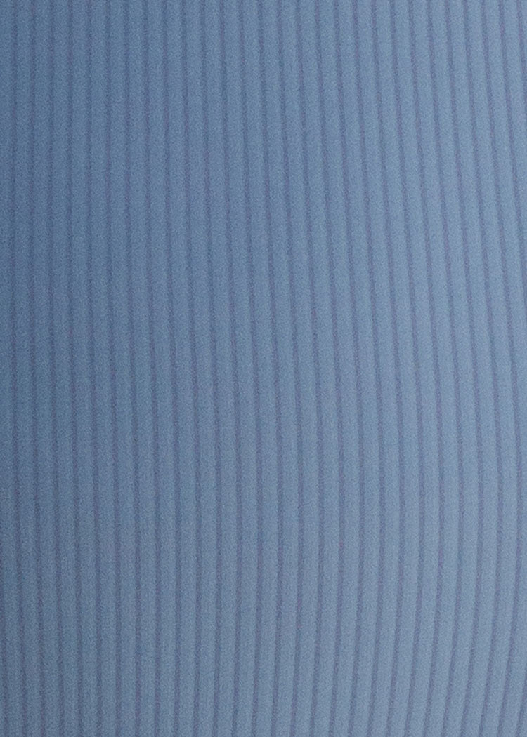 close up of blue ribbed swatch