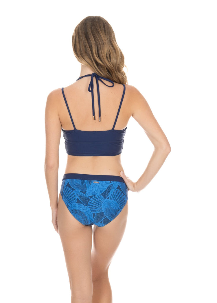 San Sebastian Mid Rise Reversible Bikini Bottom