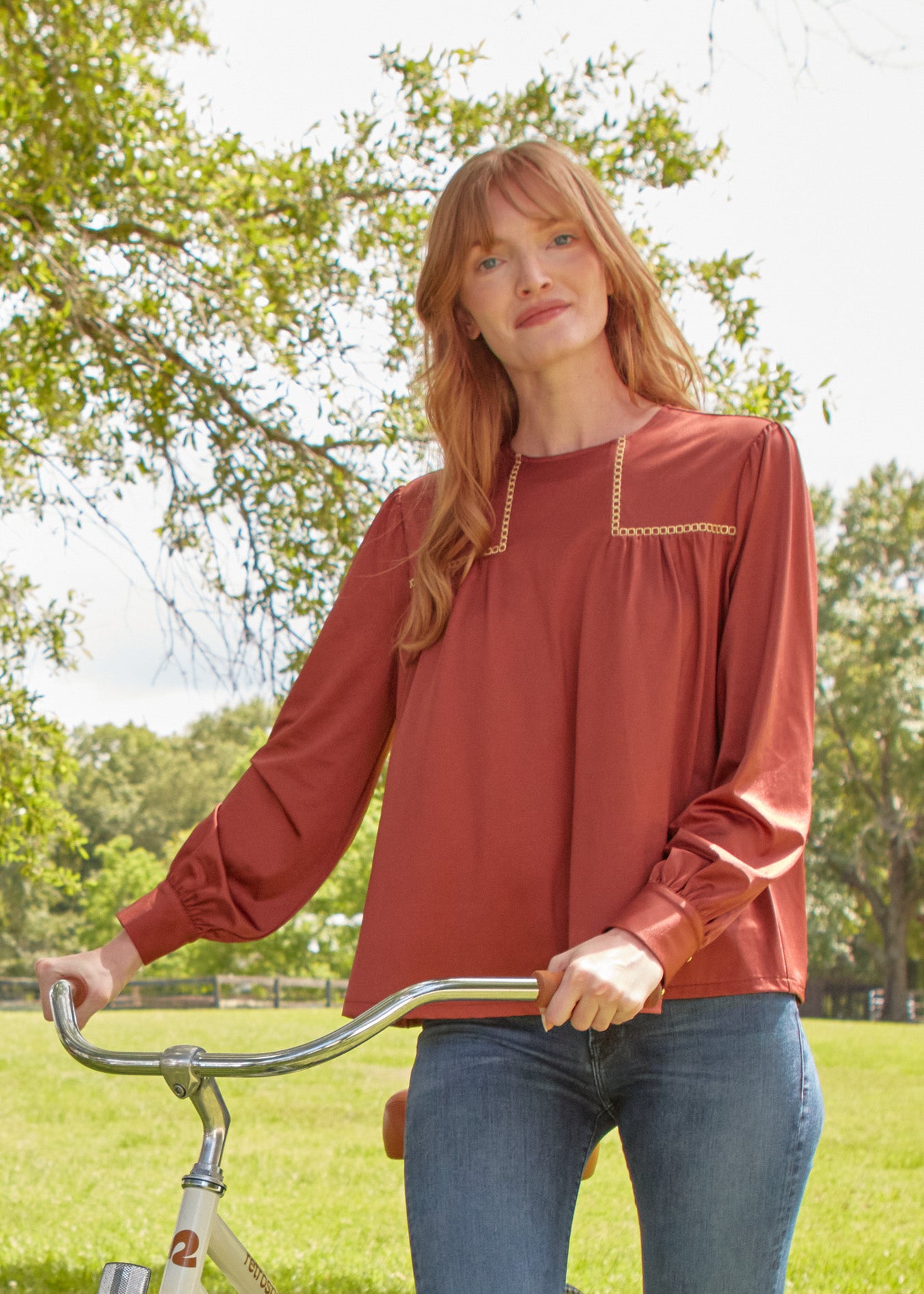Copper Long Sleeve Top | Cabana Life