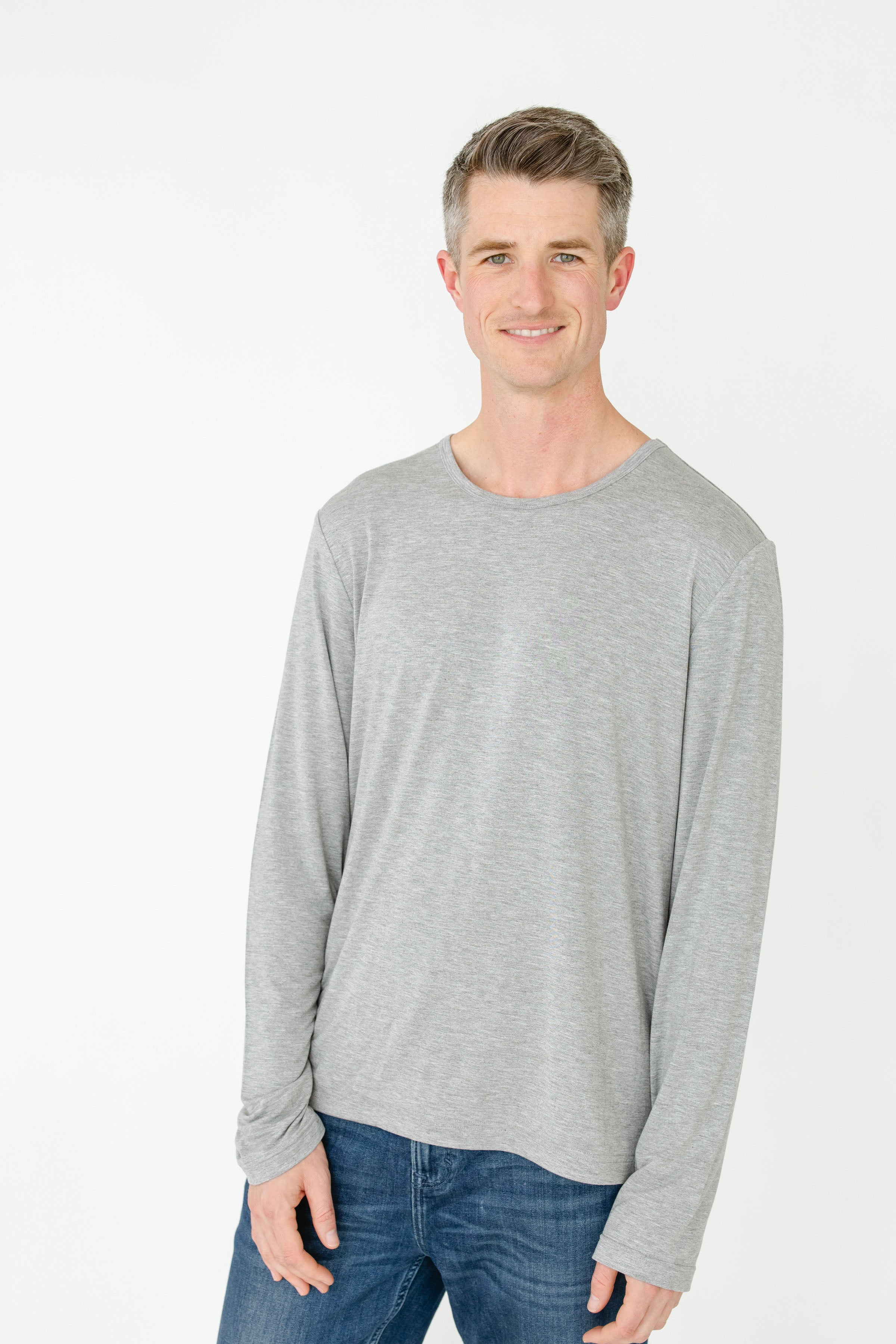 Navy Bamboo Long Sleeve T-Shirt | Cabana Life Navy Bamboo Long Sleeve T-Shirt | Cabana Life