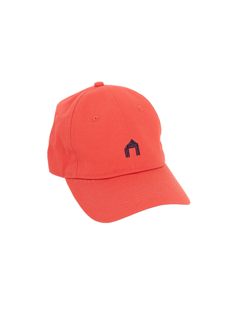 Nantucket Red Cabana Life Baseball Hat on white background