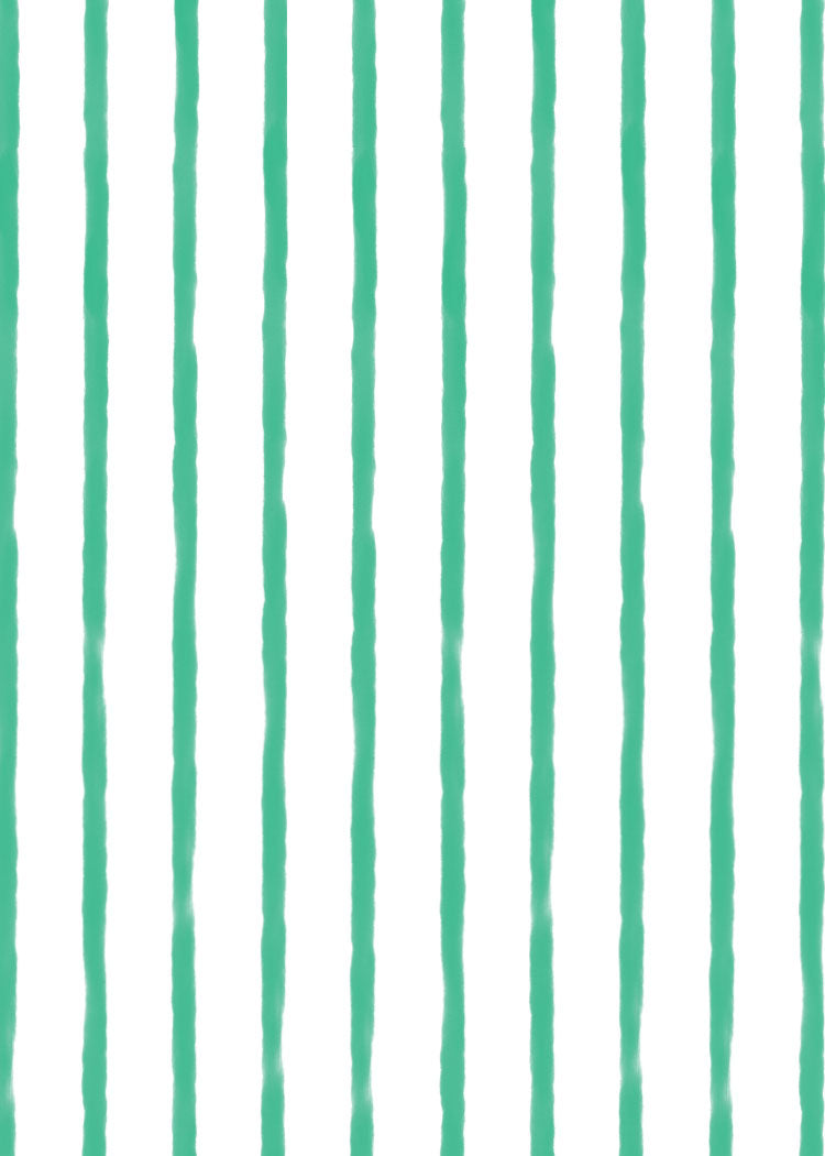 Pattern of vertical green stripes on a white background