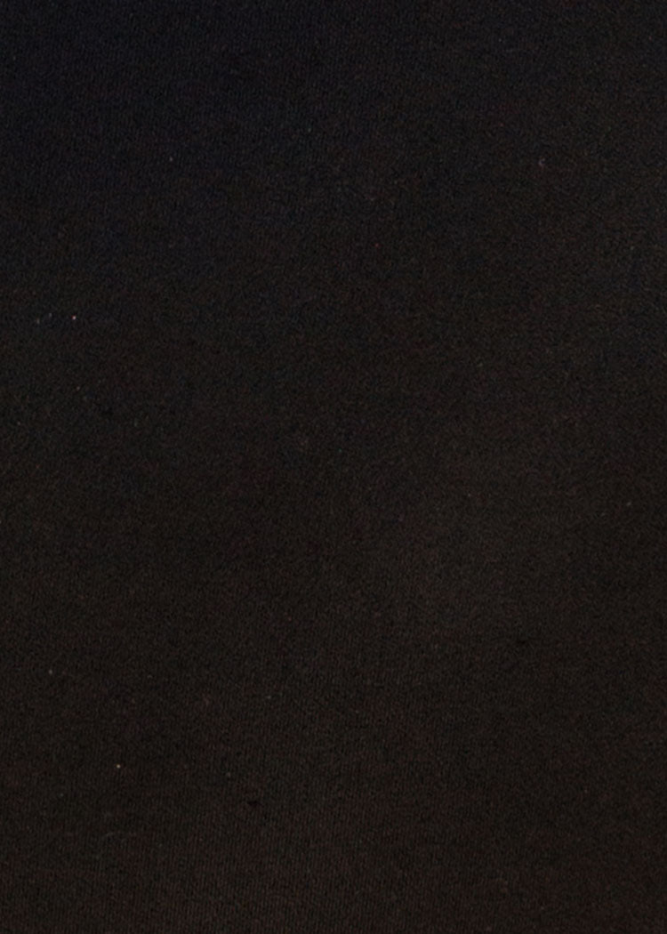 A close up of the black dress swatch