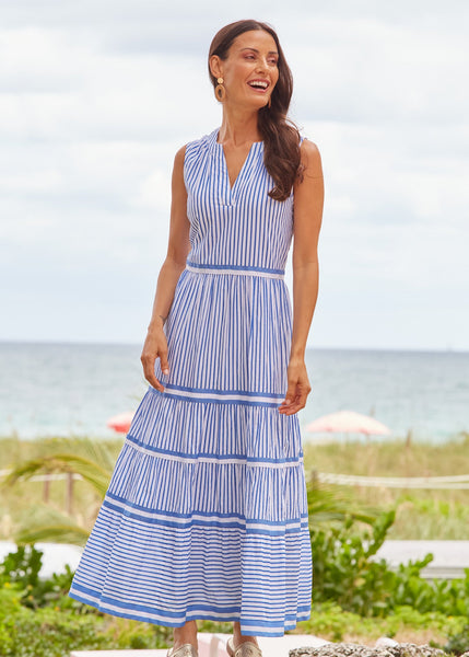 パーティードレス Bethanie Sleeveless Color-Blocked Maxi Dress BCBGMAXAZRIA Bethanie Sleeveless Color-Blocked Maxi Dress