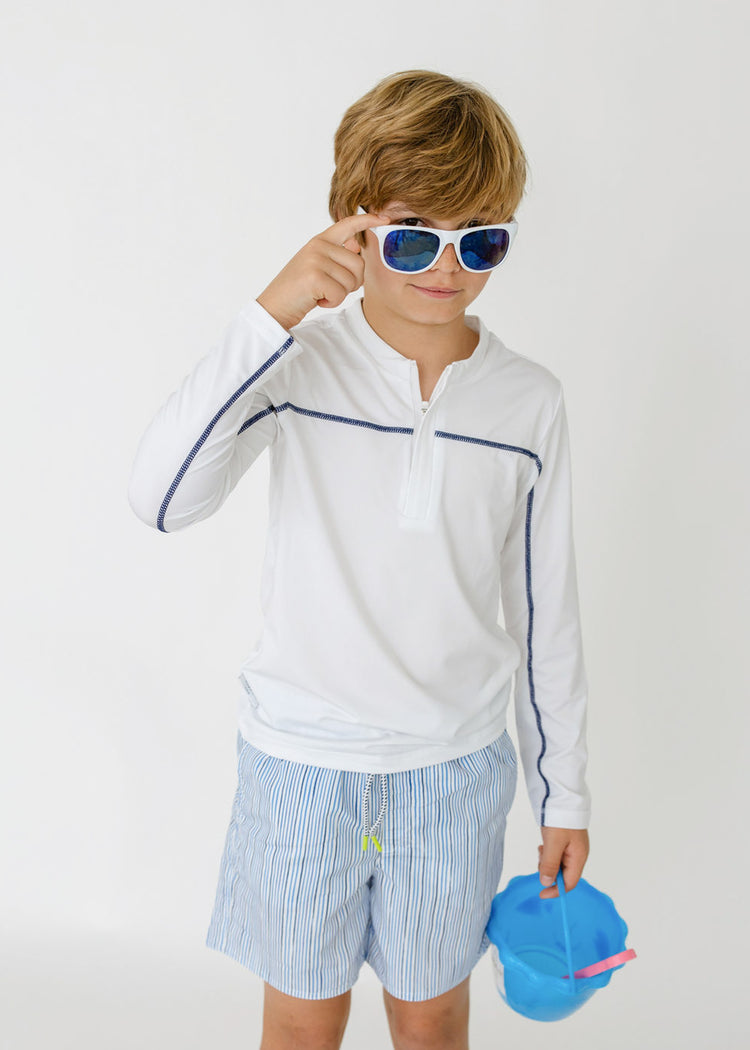 Kanu Surf Echelon Stripe - Pantaloncino Da Bordo Per Ragazzi, Asciugatura Rapida