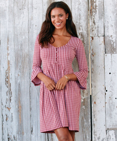 Woman wearing Brooklyn Babydoll Dress