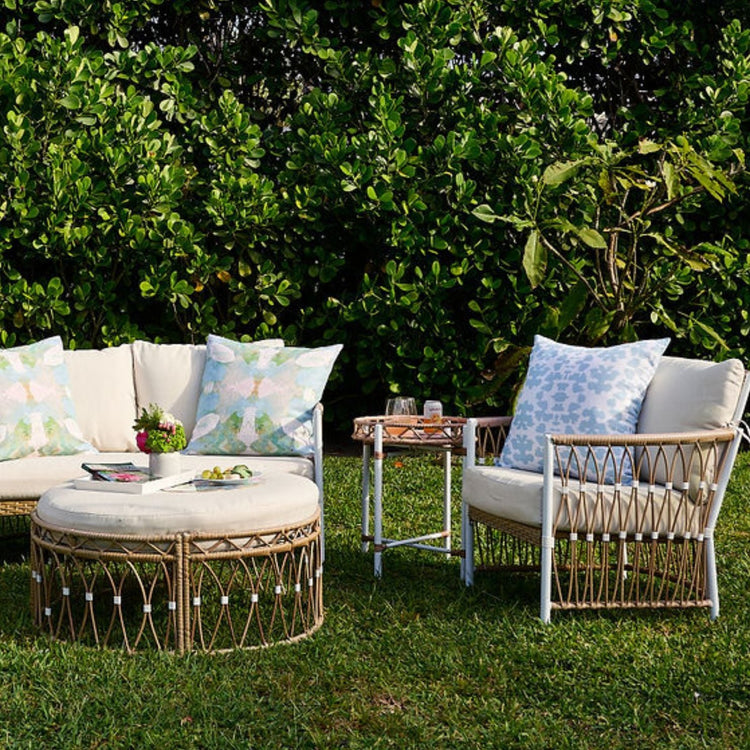 Chintz Mist 22x22 Outdoor Pillow