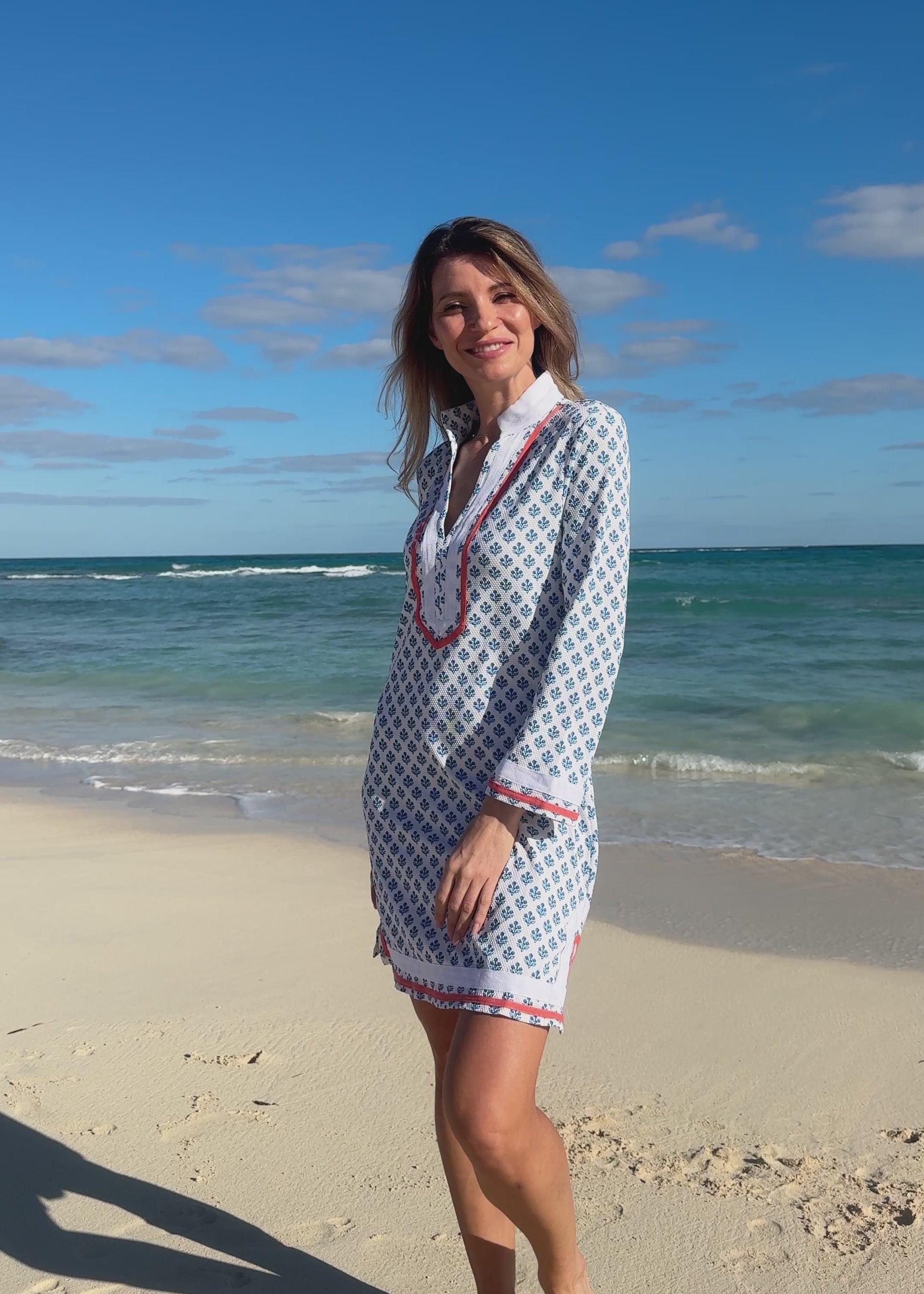 Harbor Pique Tunic Dress