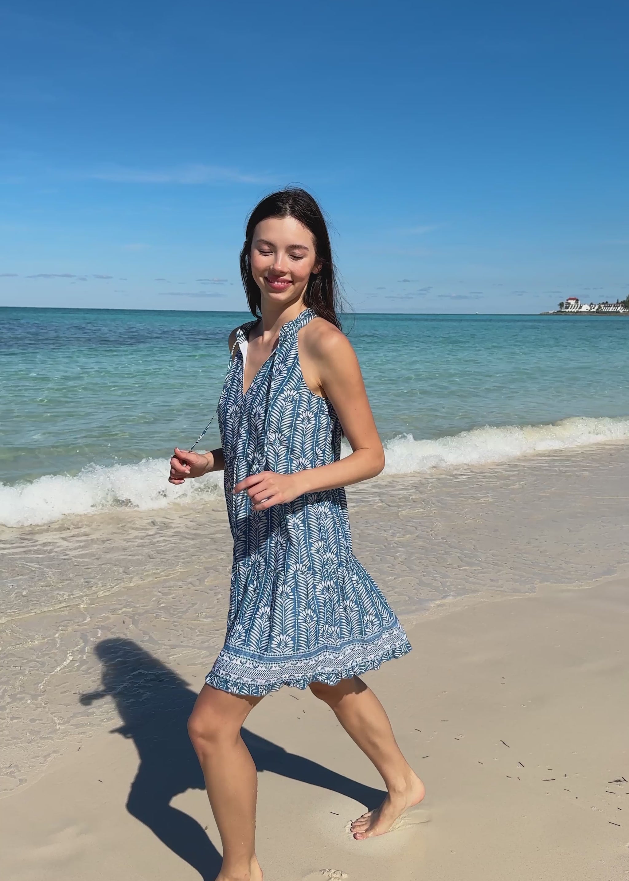 Harbor Sleeveless Tiered Dress