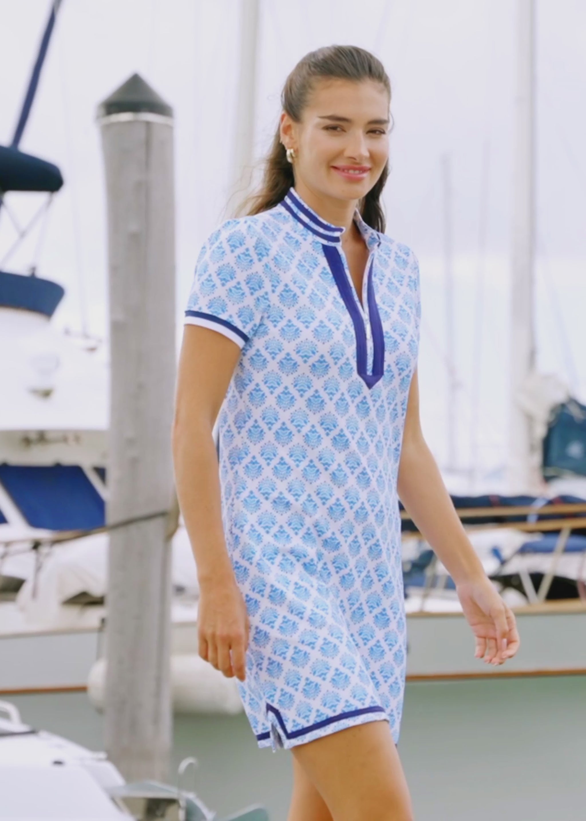 Video of Heritage Short Sleeve Sport Dress