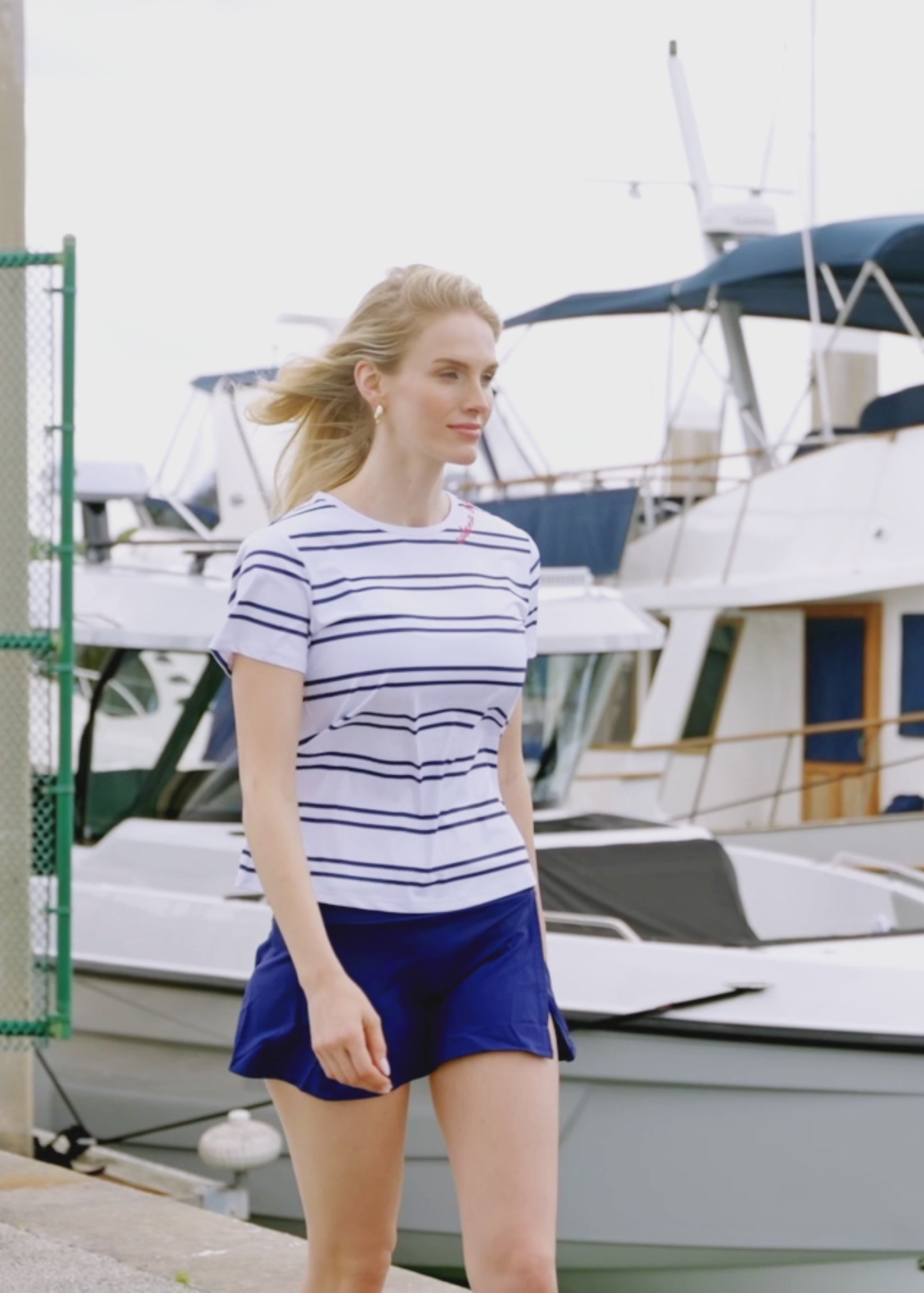 Video of Embroidered Performance T-shirt