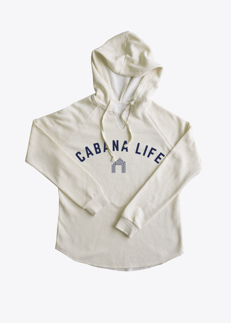 Cabana Life Cream Hooded Sweatshirt