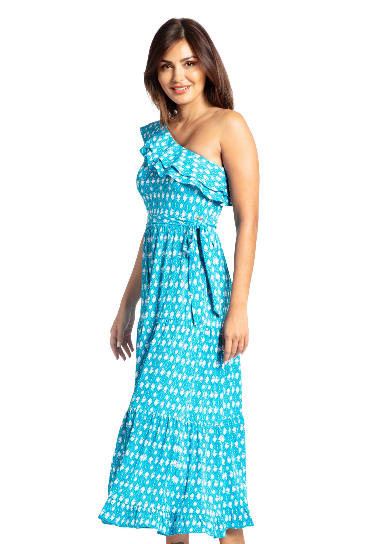 One sided off shoulder dress hot sale